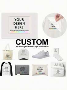 1pc- Can Customize Patterns And Text Hot Transfer Stickers (Excluding Clothes), DIY Ironing Hot Transfer Stickers, Custom Decals, Can Design A Variety Of Patterns, Suitable For Clothes, Bags, Cups, Hats, Shoes And Other Objects Of Custom Transfer Stickers, Hot Transfer Stickers Ironing Decals T-Shirt Hoodie DIY Crafts