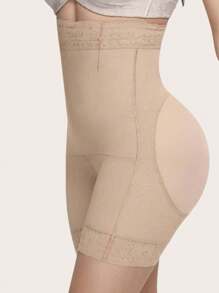 1 Pieza Pantalones cortos moldeadores de alta cintura para levantar el trasero de mujer, Faja colombiana, Control de abdomen, Ropa interior moldeadora de alta cintura, Leggings, Uso diario clásico
