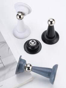 1/2 peças, batente de porta, bloqueador de porta, batente de porta sem perfuração, batente de porta autoadesivo, protetor de parede, fácil de instalar sem perfuração