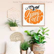 1 STÜCK FRÖHLICHER HERBST Holzschild Herbst Holzschild Schild Stufentablett Gestuftes Tablett Herbst Erntedank Dekoration Gerahmtes Schild, Raumdekoration Ästhetik, Heimdekoration, Leinwandkunst, Poster für Zimmer, Schlafzimmerdekoration.