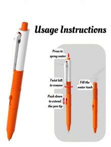 Water Spray Pens - Fun Prank & Relax For Students, Perfect Gift Idea,Multifunctional Spray Gel Pen, Can Add , Disinfecting Pen, Spray Bottle, Alcohol Pen - Multicolor - View 2