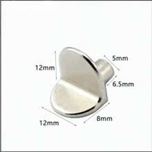 10PCS/50PCS Metal Shelf Support Pegs - Easy Install Cabinet Shelf Brackets For Kitchen, Wardrobe, Closet, Bookshelf - Versatile Shelving Hardware Anchors