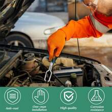 1 PIEZA Herramienta eléctrica para auto 3 en 1: Desconector de conector, Extractor de bujía largo, Pinzas universales para abrazaderas de tubería | Actualización 2025