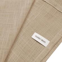 New  Palma Linen Textured Semi Sheer Curtains For Bedroom 63 Inch Length Draperi Curtains Bronze Grommet (52''W X 63''L, 2 Panels, Tan) - 棕褐色 52 寬 x 63 長(2 包) - 查看 4