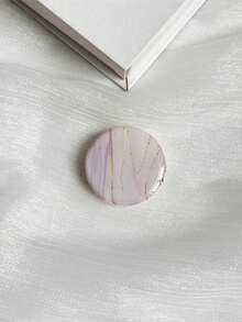 1pc Marble Grain Bubble Transparent Slouchy Bracket, Creative Adjustable Desktop Phone/Tablet Stand Compatible With IPhone, Android Phone, Gift For Birthday, Family, Friends Push-Pull Phone Grip, Phone Holder, Phone Accessories Compatible With IPhone, Android Phone, Gift For Birthday, Family, Friends - Multicolor - View 18