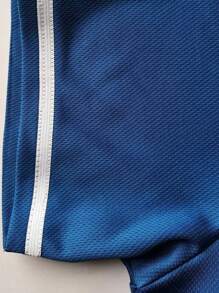 Atonmore Men's 17 Blue Baseball Jersey Casual Sports Shirt Button Embroidered Training Match Sports Shirt