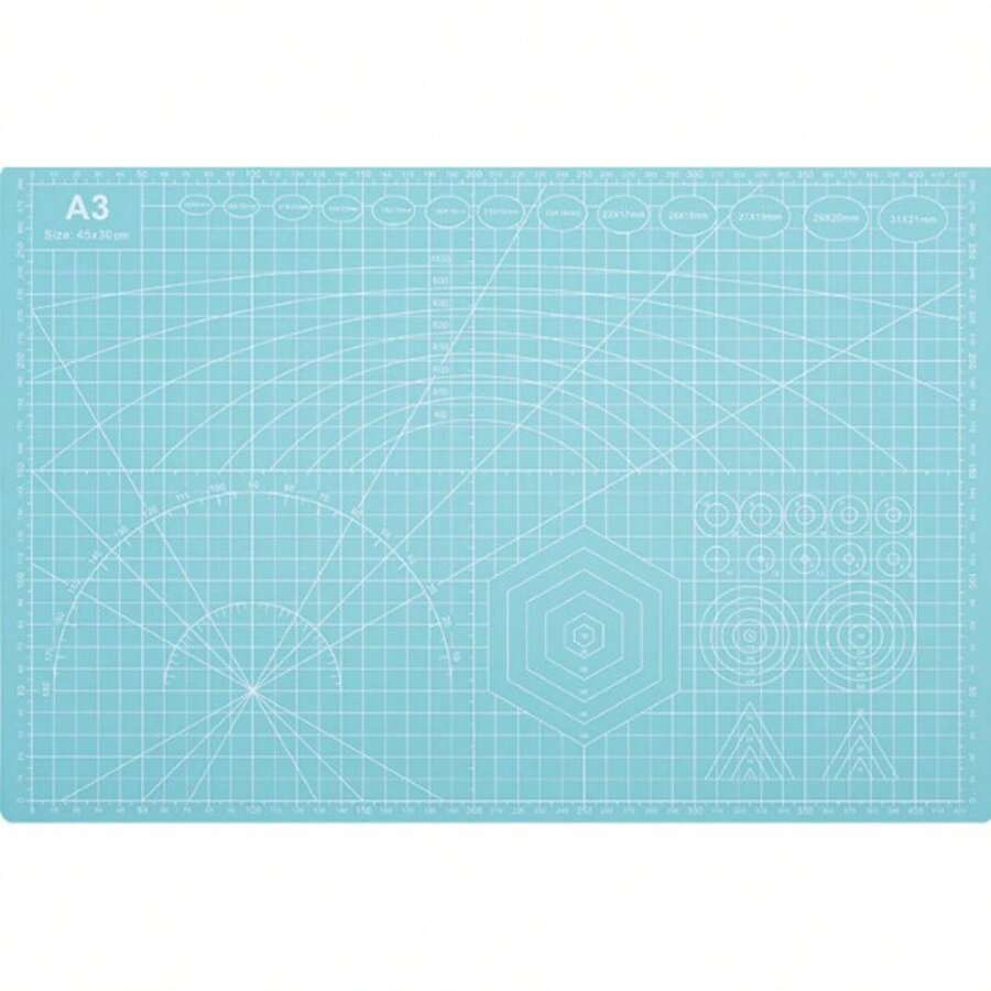 A2 Cutting Mat 60x45 Double Sided Patchwork Crafts Colors - Màu xanh Bạc hà - Xem 1