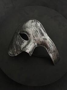 1PC 装扮年会派对化妆舞会男化妆舞会半脸成人复古王子独眼面具，情侣配饰装扮年会派对化妆舞会男化妆舞会半脸成人复古王子独眼面具 - 彩色 - 查看 6