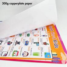 Lachilly 5pcs A4 Size Literacy Posters - High-Frequency Word List, Suitable For Children And Kindergarten - Classroom Decor - Student Literacy Learning Posters - Teacher Supplies - Home Schooling Resource Teaching Aid - Multicolor - View 9