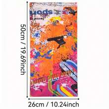 قطعة واحدة من وشاح الرأس للدراجة، يمكن ارتداؤه على الرأس أو في الرسغ أو استخدامه كغطاء للوجه، وهو وشاح رأس متعدد الاستخدامات وأنيق ذو وظائف متعددة وعملي.