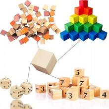 Local Delivery--Wood Blocks For Crafts, Unfinished Wood Cubes, 2 Inch Natural Wooden Blocks, Pack Of 8 Wood Square Blocks, Wooden Cubes For Arts And Crafts And DIY Projects - Pack of 300 - View 7