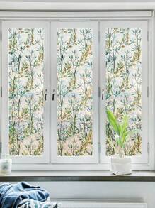 1 Roll Frosted Glass Privacy Film, Stained Glass Window Film, Frosted Glass Film Privacy Window Stickers Non-Adhesive Glass, PVC Film Removable Static Gel Window Film , Shade Window Stickers For Bathroom, Living Room, Home, Office Doors Frosted Decorative Household Electrostatic Adhesive Frosted Glass Window Stickers Wall Stickers Room Decor Wall Decor Wall Sticker Personalised Stickers