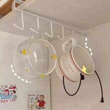 1 Giá treo mũ gắn tường, Giá để đồ bằng sắt có 6 móc, Giá để đồ di động và đa chức năng, Giá để mũ trên cửa, Giá để đồ trong tủ quần áo, Phù hợp với mọi loại và kích cỡ mũ. - Nhiều màu - Xem 3