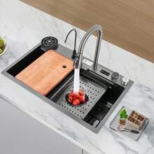YUNRUX Kitchen Sinks - Black - View 1