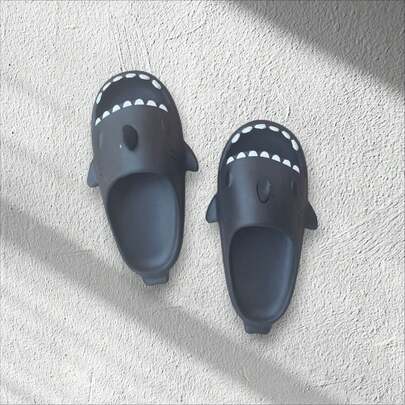 Sandalias de casa de adulto en forma tiburon de EVA  para niños para casa para playa