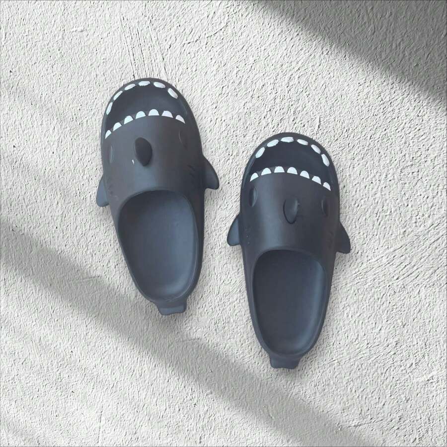 Kids Home Slippers - 黑色 - 查看 1