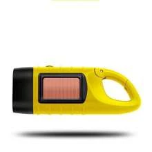 1 Pieces Hand Crank Solar Powered Flashlight Emergency LED Survival Light Dynamo Flashlight Torch For Outdoor Sports Hiking Camping