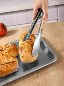 1 szt. uchwyt na żywność ze stali nierdzewnej w stylu koreańskim do grilla. Uchwyt na steki z dębowym uchwytem i wydłużoną konstrukcją. Uchwyt na żywność do grilla. Nadaje się do deserów, owoców, przekąsek, ciast, chleba, steków, podwieczorku, świąt Bożego Narodzenia, Halloween, Dnia Ojca, Święta Dziękczynienia, wesel, urodzin, przyjęć i spotkań towarzyskich. Nadaje się do użytku rodzinnego, na zewnątrz, w kuchniach, salonach, łazienkach, hotelach, kuchniach, domach i do przyborów kuchennych.