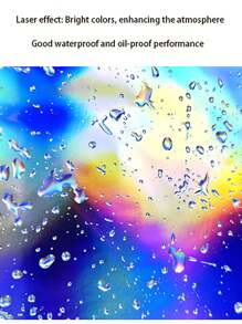 1pc/3 Pcs Rainbow Party Tablecloth Mermaid/Birthday Party Tablecloth 54'' X 108'' Rainbow Holographic Rectangle Tablecloth For Wedding Christmas Party Decoration, Party Party Decoration Supplies Birthday Tablecloth Laser Photo Prop Disposable Dazzling Tablecloths