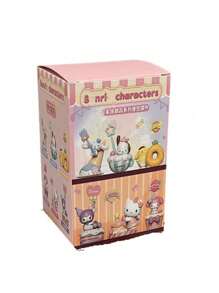 Sanrio 1pc Sanrio Sweets Series Blind Box Memo Pad Stand Desk Figurine, Kuromi And My Melody, Ideal Gift For Girls,For School Supplies,Back To School