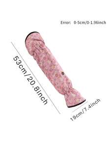 1 Pair Unisex Ditsy Floral Turnover Sleeve Cover, Fashion New Style Waterproof Oil Proof Arm Sleeve Protectors For Cooking, Housework