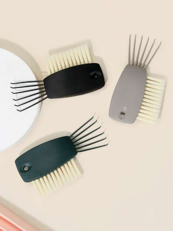 Brosse de nettoyage de peigne de couleur aléatoire, griffe de nettoyage en plastique, râteau de massage anti-cheveux, outils de nettoyage