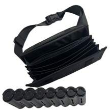 حقيبة خصر لحمل العملات الأوروبية المطورة،محفظة لحمل العملات الأوروبية، من قماش أكسفورد 600 دنير