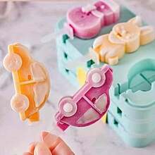 Silicone Popsicle Mold Ice Cream Mold With Lid Reusable Ice Cube Maker Tray DIY Homemade Ice Lolly Mold Kitchen Gadgets Ice Cream Popsicle Making Tool Multi Shape Ice Cube Tray Mold Cheese Kitchen Accessories - Multicolor - View 2