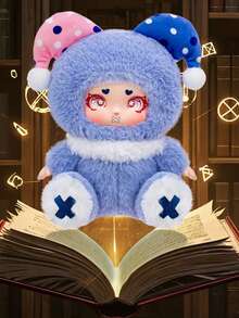 可爱狼人杀游戏乙烯脸毛绒玩具彩色娃娃流行毛绒玩具儿童创意礼物挂包，女巫，猎人