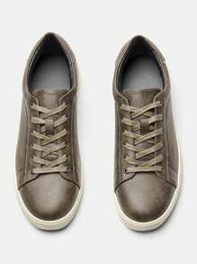 Zapatos clásicos retro de skate para hombres, con suela de goma, cómodos tenis planos deportivos para uso diario y transporte del estudiante