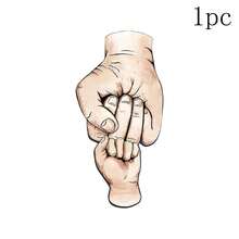 2D Customized Fist Bump Family Heirloom Pendant, Personalized Name Text Keychain, Father's Day Gift,Graphic Print - Multicolor - View 12