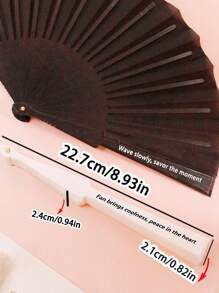 LICVIC Personalisierter Klapp-Fächer, faltbarer Damen Personalisierter Fächer, Personalisierter Klapp-Fächer, Personalisierter faltbarer Handventilator für den Urlaub, Dekorativer Fächer, Buchstaben Fächer, Geburtstagsgeschenk, Hochzeitsgeschenk, Jubiläum, Brautjungferngeschenk, Foto-Requisite, Dekoration, Schlafzimmer, Wohnzimmer, Freunde, Familie, Männer, Frauen