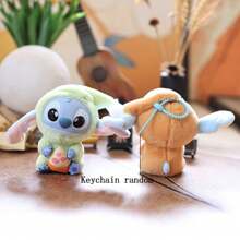 Disney 1 pieza Figura de resina Lilo y Stitch en caja ciega para colgar en la mochila, decoración de escritorio de dibujos animados divertidos y lindos, artículo coleccionable, juego para fiestas, favor de fiesta de cumpleaños, decoración de escritorio para ceremonias de graduación, bodas y oficinas, regalo ideal para vacaciones