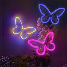 1 pièce Enseigne au néon tête de vache rose 11x10x0,7 po environ 28x25,5x1,8 cm Lumière décorative à LED, alimentée par batterie ou USB (flamme, nuage, éclair, pont arc-en-ciel) Lumière néon pour bureau ou décoration murale, toile de fond pour diffusion en direct d'influenceur, convient pour la chambre, la maison, les fêtes, les anniversaires, les demandes en mariage, la Saint-Valentin, la Fête des mères, la décoration de Noël