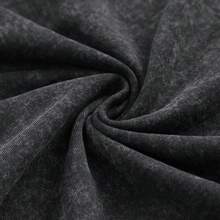 230G Washed Pure Cotton T - Shirt, Men'S Casual Fashion, With 'Don Toliver' Figure Print, Outdoor Sports T - Shirt |   Loose Fit |   Soft Knitted T - Shirt - 黑色 - 查看 7