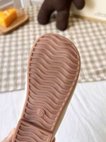 1 Pair Girl's Color Block Bow Elastic Band Retro Sweet Casual Flat Slip-On Shoes, Anti-Slip Breathable, Suitable For All Seasons