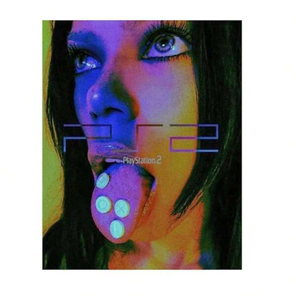 1PC Wall Art Retro Gamer Art, Vintage Inspired Retro Gaming Poster, Controversial PS2 Ads From 2000s, PlayStation 2 Edgy Art Print, Man Cave Decor, -Canvas Painting Art Summer VacationCanvas Painting - For Home Decor Enthusiasts -Wall Decor Room Decoration Home Decor Decor For Home Gifts, Living Room, Bathroom, Bedroom,Kitchen Room Decor (No Frame)