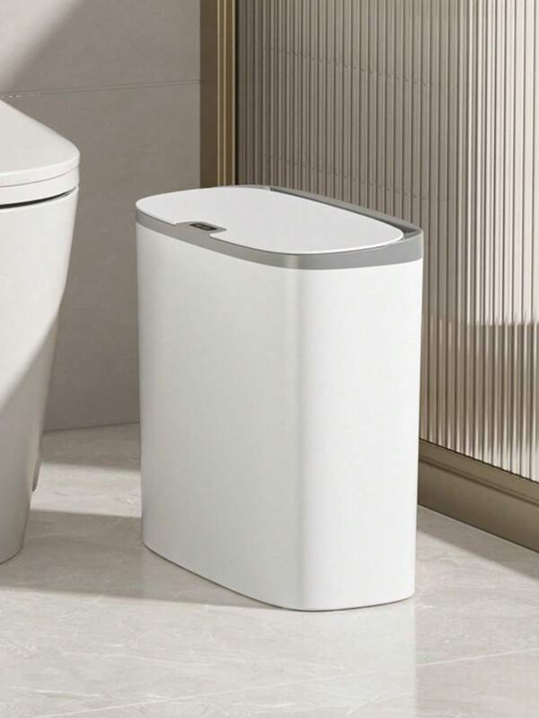 Basurero inteligente de pared, bote de basura suspendido sin manos de fácil lanzamiento para baño, cocina, comedor, sala de estar, exterior, inodoro