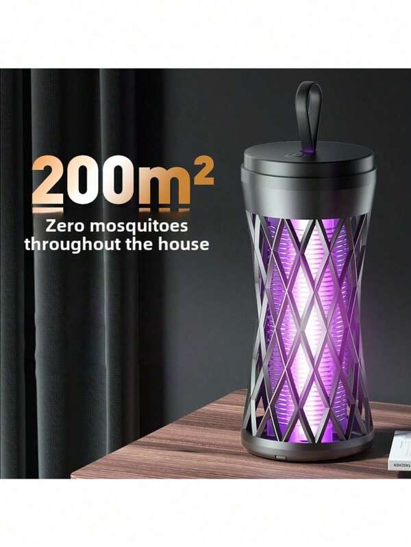 USB betriebene Mücken Killer Lampe - Leiser Fluginsekten Killer mit violettem Licht für den Innenbereich, effektiver Mückenabweiser, geeignet für Zuhause und Studentenwohnheime, tragbares Design, ideale Mücken Falle Lampe für laute Räume