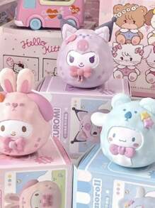 Sanrio 1 Set Of Sanrio Character Blind Boxes, Includes Cute Self-Righting Figurines Of Animals And Kuromi, Pachimari, Relaxing Desktop Ornaments,For School Supplies,Back To School