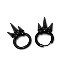 1 Pair Punk Gothic Hiphop Style Multiple Spike Stud Unisex Fashion Accessory