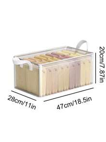 Caja de almacenamiento de PVC transparente de gran capacidad, caja organizadora de ropa plegable con marco de acero, contenedor de almacenamiento multiusos para el hogar para dormitorio & armario, decoración práctica para el hogar, ideal para vestidos, ropa de invierno, camisas y pantalones - transparente - Ver 6
