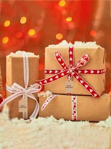 100 Stücke Kraftpapier Preis-/Geschenkanhänger, blanko beschreibbare Preisschilder mit Aufhänge-Gummischlaufe, kleine Markierungs-Anhänger für Geschenkverpackung, Kleidung, Schmuck-Preisauszeichnung