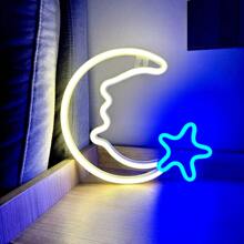 1 pièce Enseigne au néon tête de vache rose 11x10x0,7 po environ 28x25,5x1,8 cm Lumière décorative à LED, alimentée par batterie ou USB (flamme, nuage, éclair, pont arc-en-ciel) Lumière néon pour bureau ou décoration murale, toile de fond pour diffusion en direct d'influenceur, convient pour la chambre, la maison, les fêtes, les anniversaires, les demandes en mariage, la Saint-Valentin, la Fête des mères, la décoration de Noël