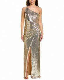 Halston Adriana Gown - Rượu sâm banh - Xem 1