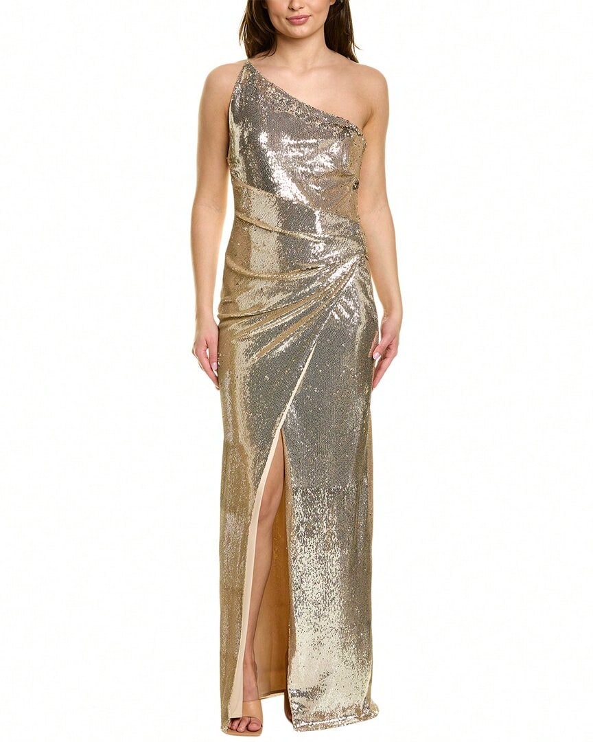 Halston Adriana Gown - Rượu sâm banh - Xem 1