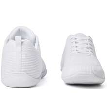 Cheer Shoes Women White Cheerleading Dance Shoes  Casual    Lace Up - 白色 - 查看 4