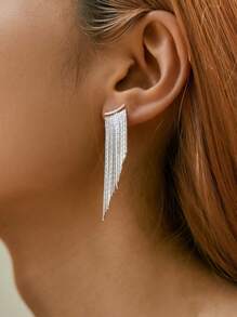 1 paar luxe kwastoorbellen van 925 sterlingzilver voor dames, veelzijdige sieraden voor dagelijks gebruik, minimalistisch nicheontwerp, verjaardagscadeau voor vriendin of zus, dameskeuze