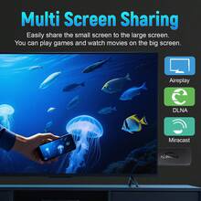 VELEC I96 D7 安卓 12.0 电视棒，ATV 四核 WiFi6 2.4G/5.8Ghz 蓝牙 5.0 4K 高清流媒体设备，适用于电视和投影仪，[2GB RAM+16GB ROM]