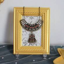 新款简约木质相框，透明蕾丝装饰，家居装饰，摄影道具